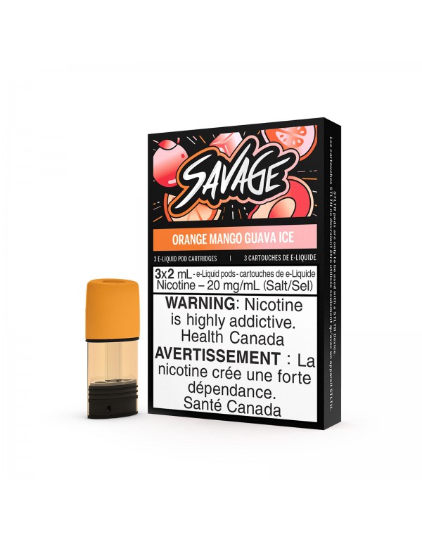 Orange Mango Guava Ice - Savage STLTH Pods