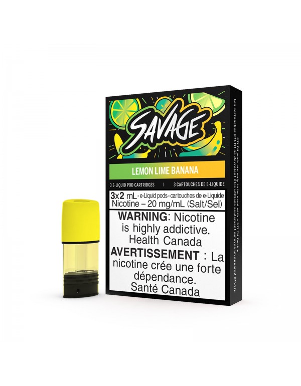 Lemon Lime Banana - Savage STLTH Pods