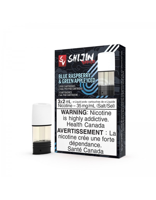 Shijin Blue Raspberry & Green Apple Iced - STLTH P...