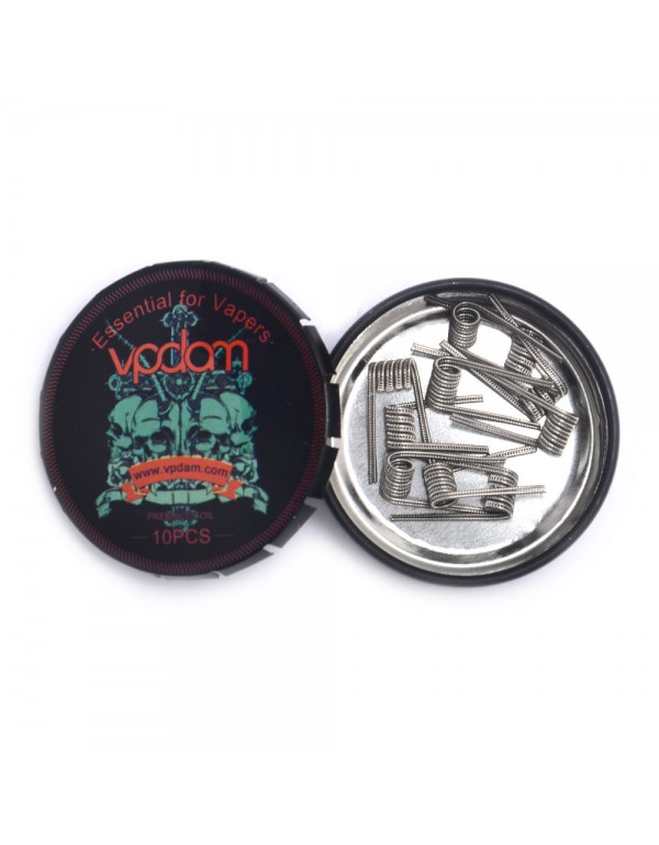 VPDAM Ni80 Staggered prebuilt coils 0.2