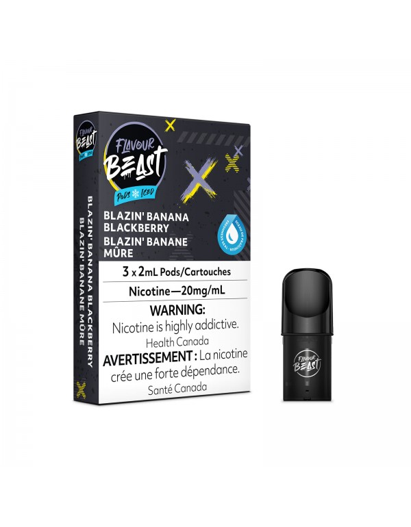 Blazin Banana Blackberry - Flavour Beast Pods