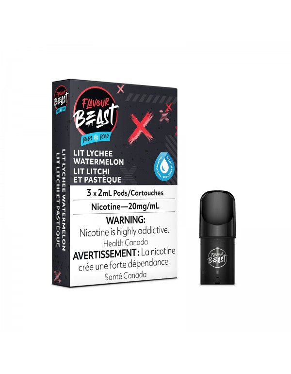Lit Lychee Watermelon - Flavor Beast Pods