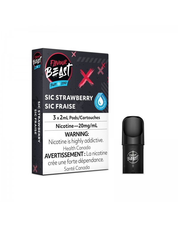 Sic Strawberry - Flavour Beast Pods