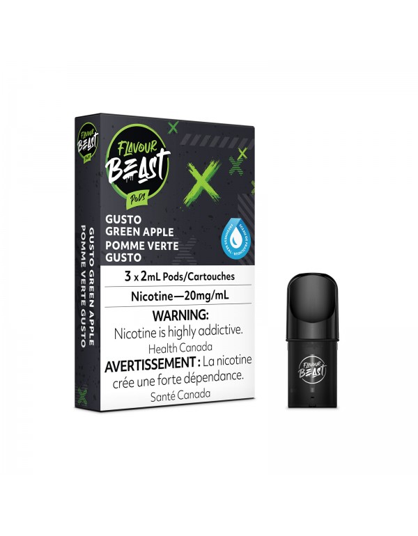 Gusto Green Apple - Flavour Beast Pods